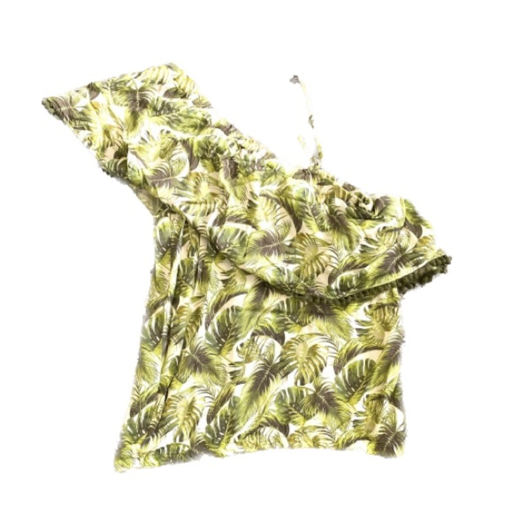 Tyess Leaf Top One Shoulder
